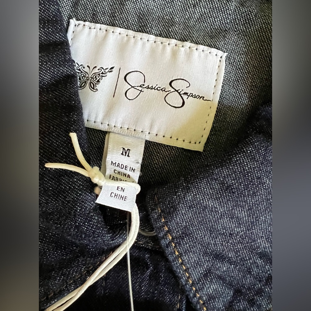 Jessica Simpson Indigo Denim Jacket - Picture 5 of 8